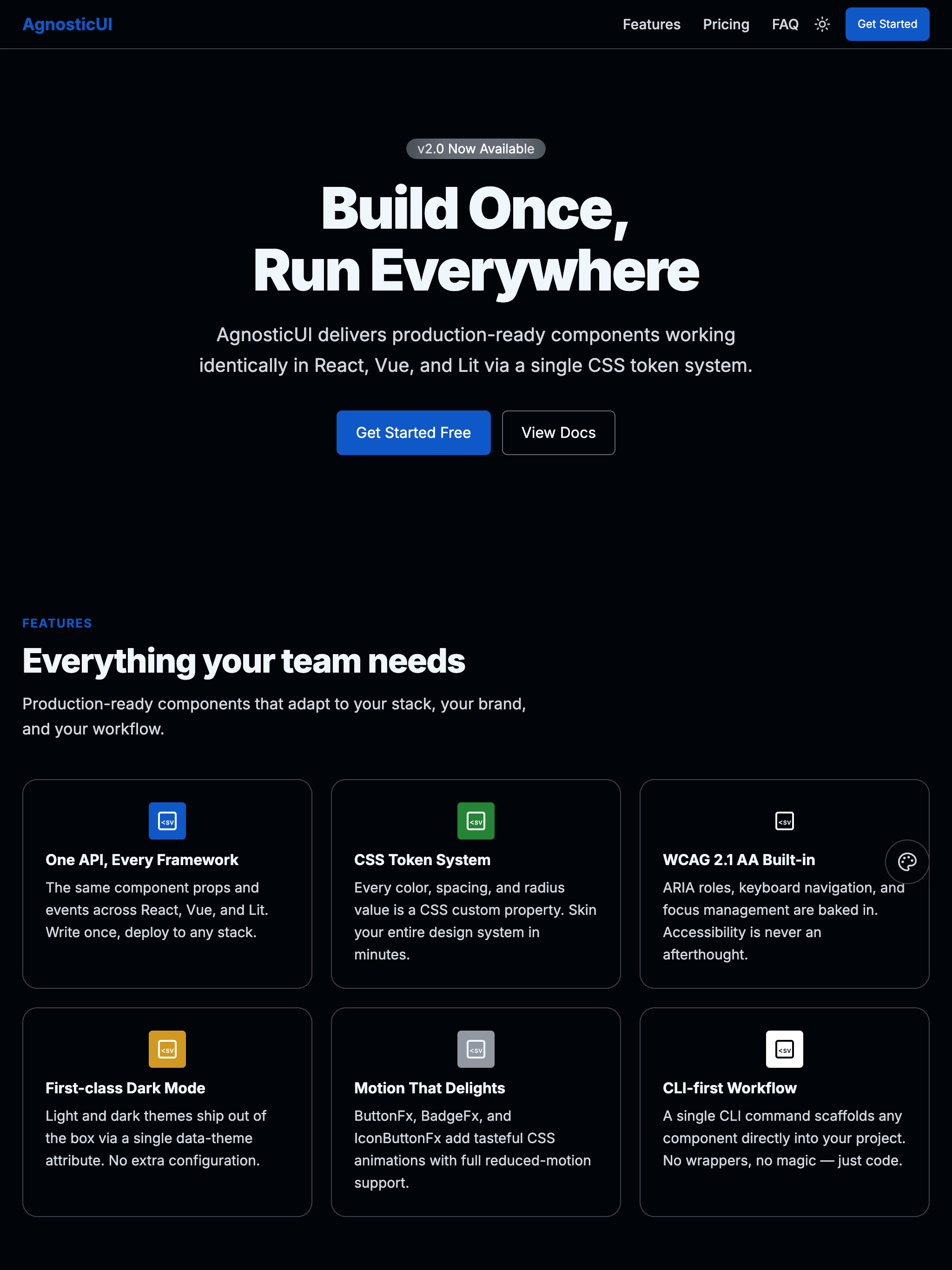 Tablet dark mode layout